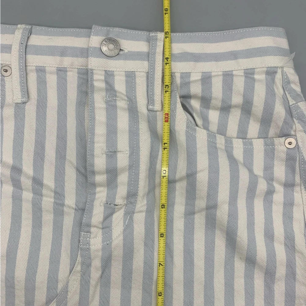 Madewell Striped Denim A-Line Skirt Size 25 EUC (0158) - Picture 7 of 7